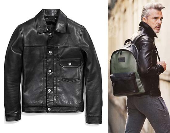 コーチ レザーGジャン