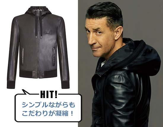 ドルチェ＆ガッバーナ レザーパーカー