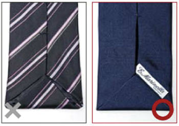 いいネクタイの見分け方3