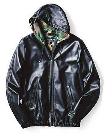 レザーパーカー