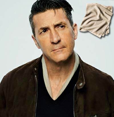 レザージャケット スカーフ