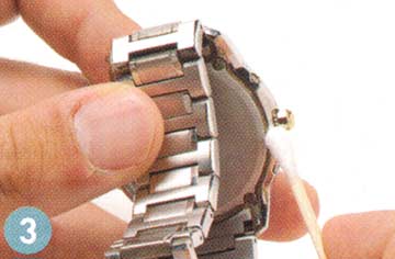 腕時計ステンレスベルト 手入れ3