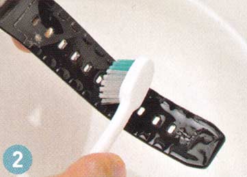 腕時計ラバーベルト 手入れ2