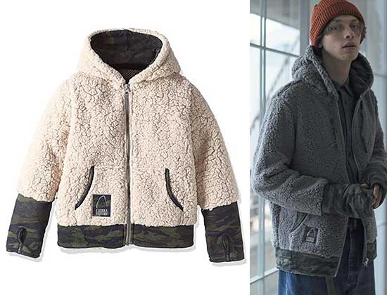 ハンドウォーマー ボアフリースパーカー