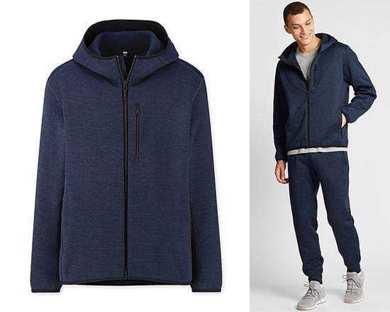 ストレッチフリースフルジップパーカ