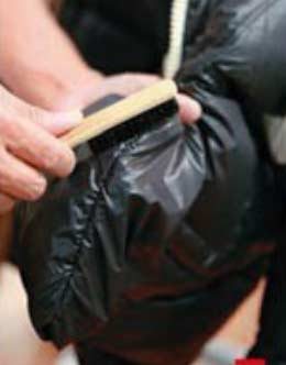 ダウンジャケット 手入れ2