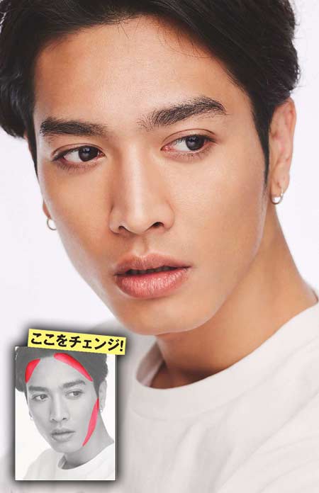 男性シェーディング