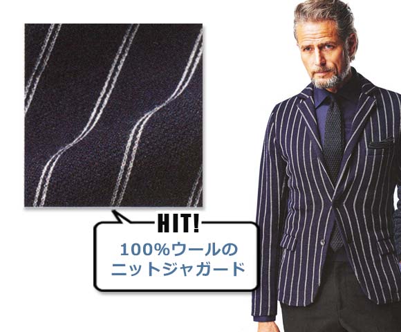 デザインワークス ウールニットジャケット