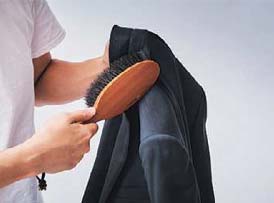 ジャケット ブラッシング2