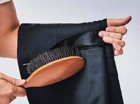 ジャケット ブラッシング5