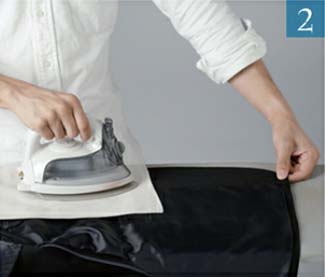 ジャケット アイロン掛け