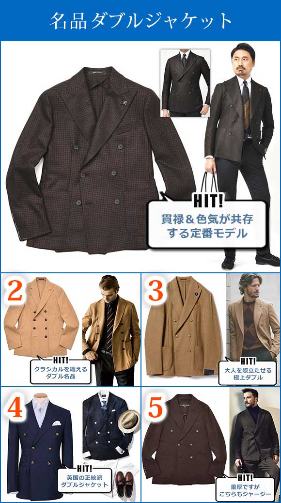 名品ダブルジャケット
