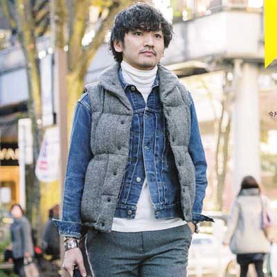 ジージャン ダウンベスト