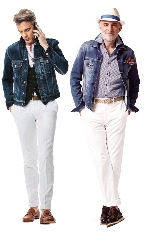 ジージャン 大人着こなし