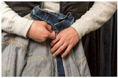 デニムジャケット洗濯2