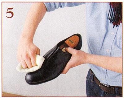 本革靴 メンテナンス２