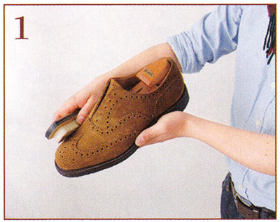 スエード靴 メンテナンス