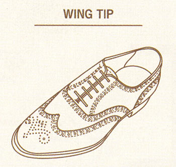 ウイングチップ イラスト
