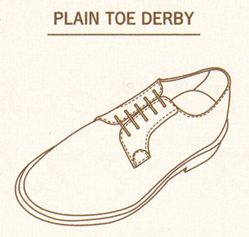 プレーントゥ・ダービー イラスト