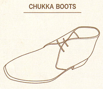 チャッカブーツ イラスト