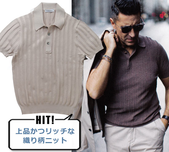 グランサッソ ポロシャツ