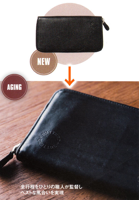 ブッテロ 革財布