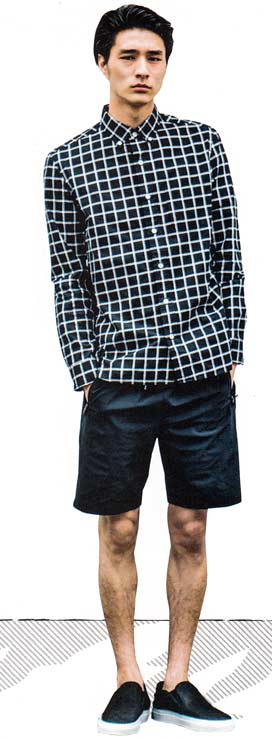 ショーツ×エスパドリーユ