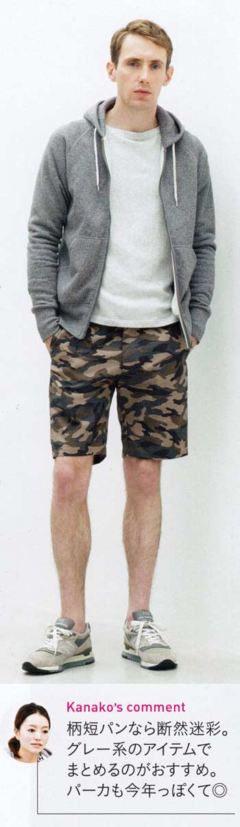 30代後半ショーツの着こなし