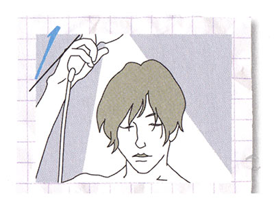 男性　シャンプーの仕方