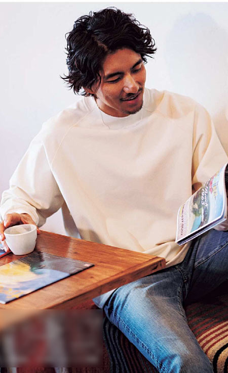 大人スウェットコーデ